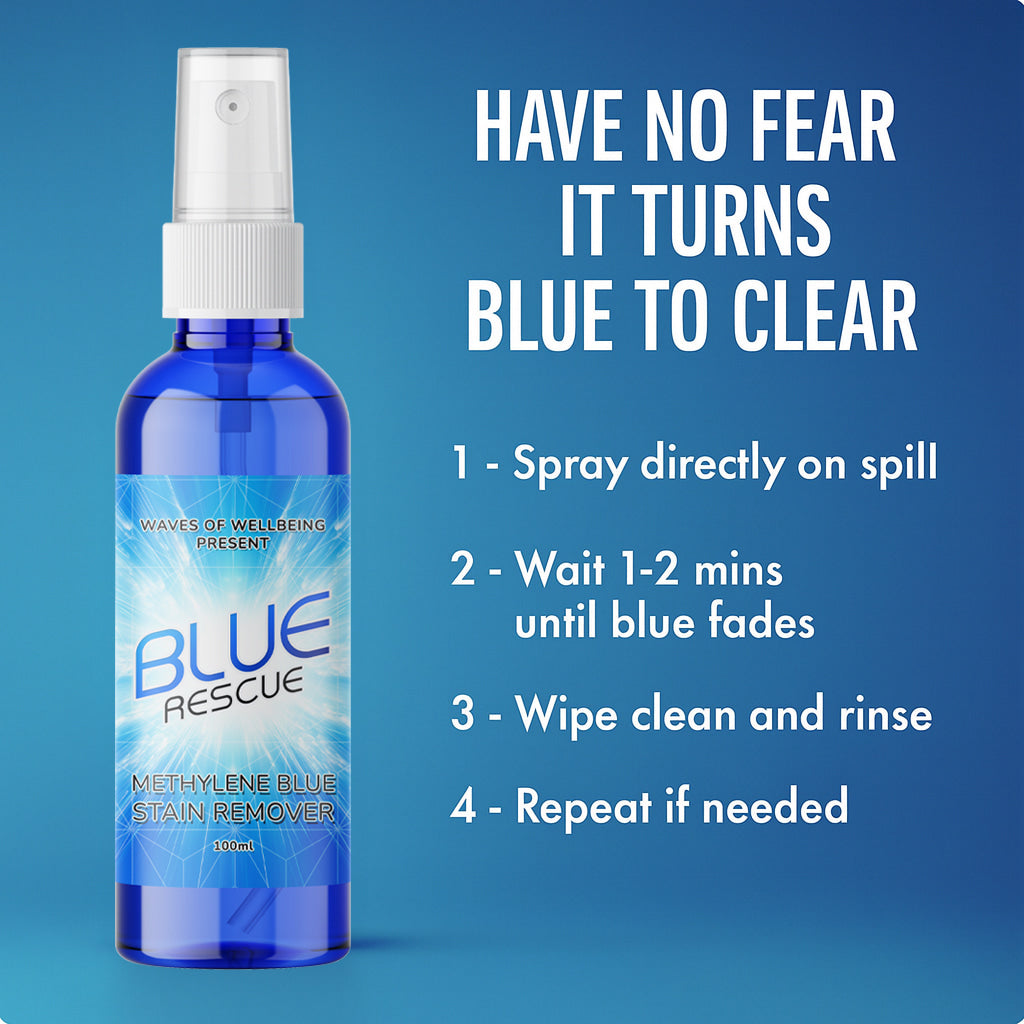 Blue rescue methylene blue cleaner