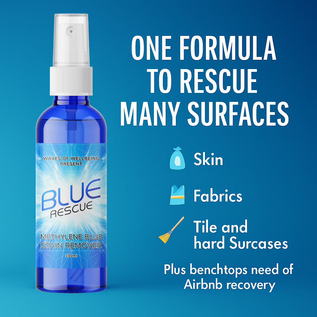 Blue rescue methylene blue cleaning spray