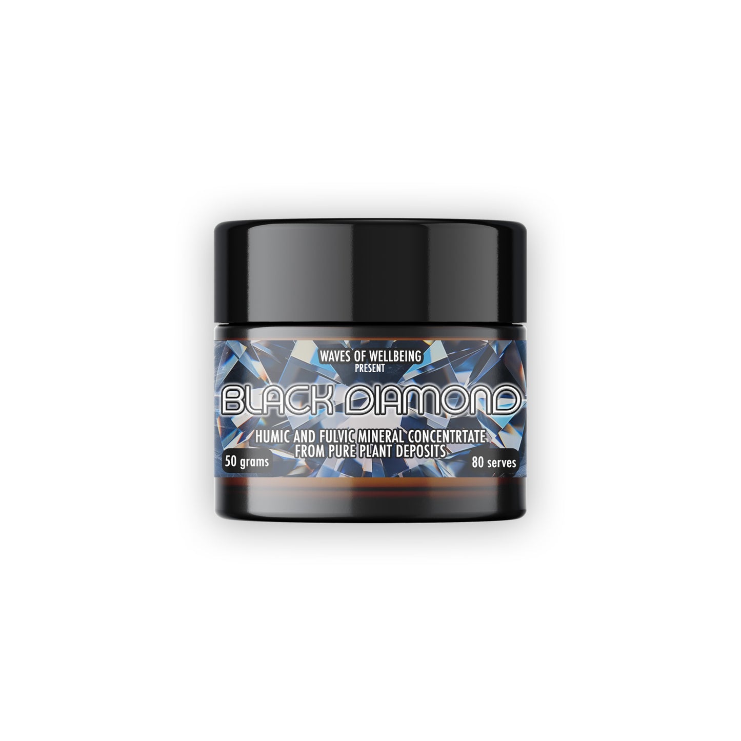 Black Diamond Humic Fulvic Minerals Waves of Wellbeing
