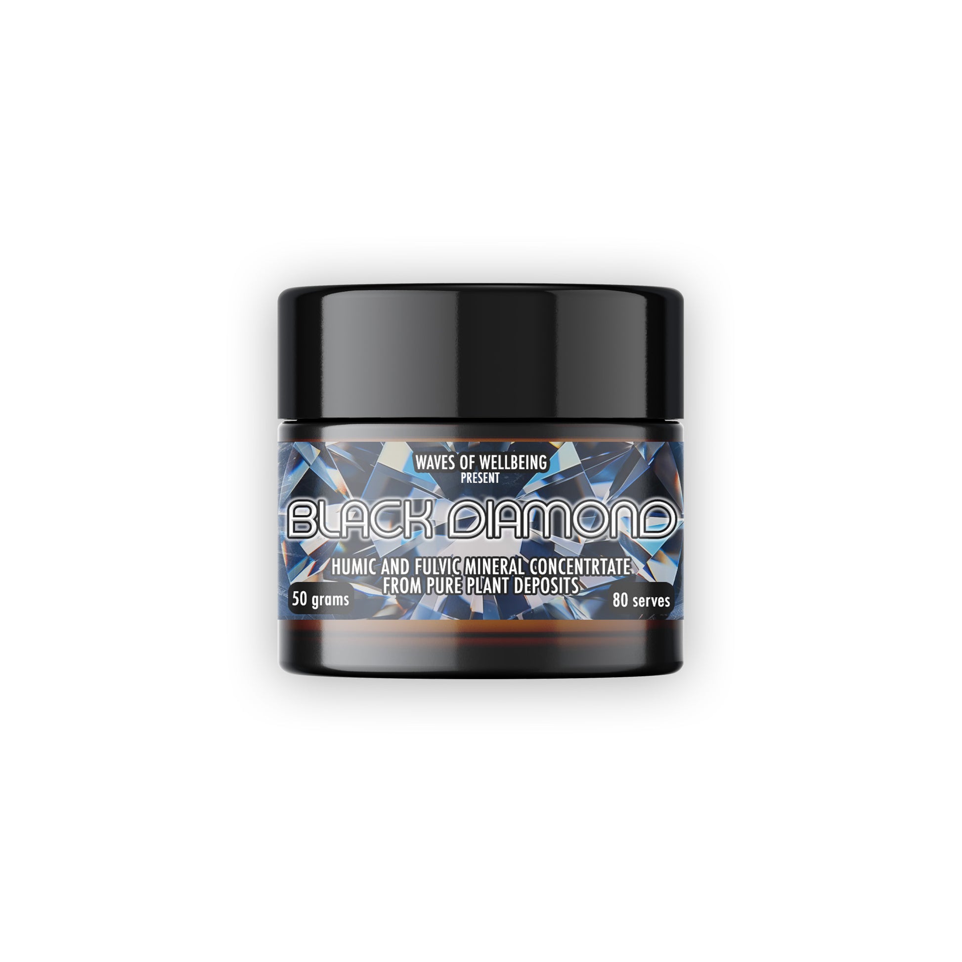 Black Diamond Humic Fulvic Minerals Waves of Wellbeing