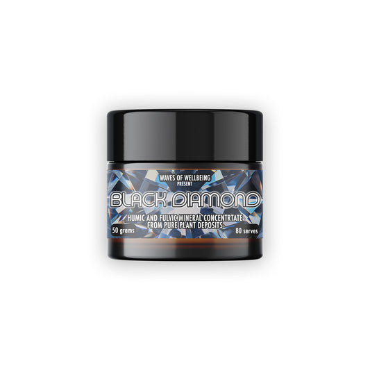 Black Diamond Humic Fulvic Minerals Waves of Wellbeing