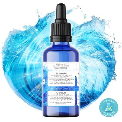 50ml Methylene Blue 1% Solution – Right side label view